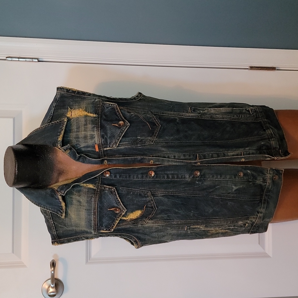 Akoo Brand Jean Vest